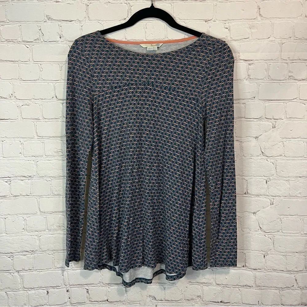 Boden Elle Geometric Top Size 4